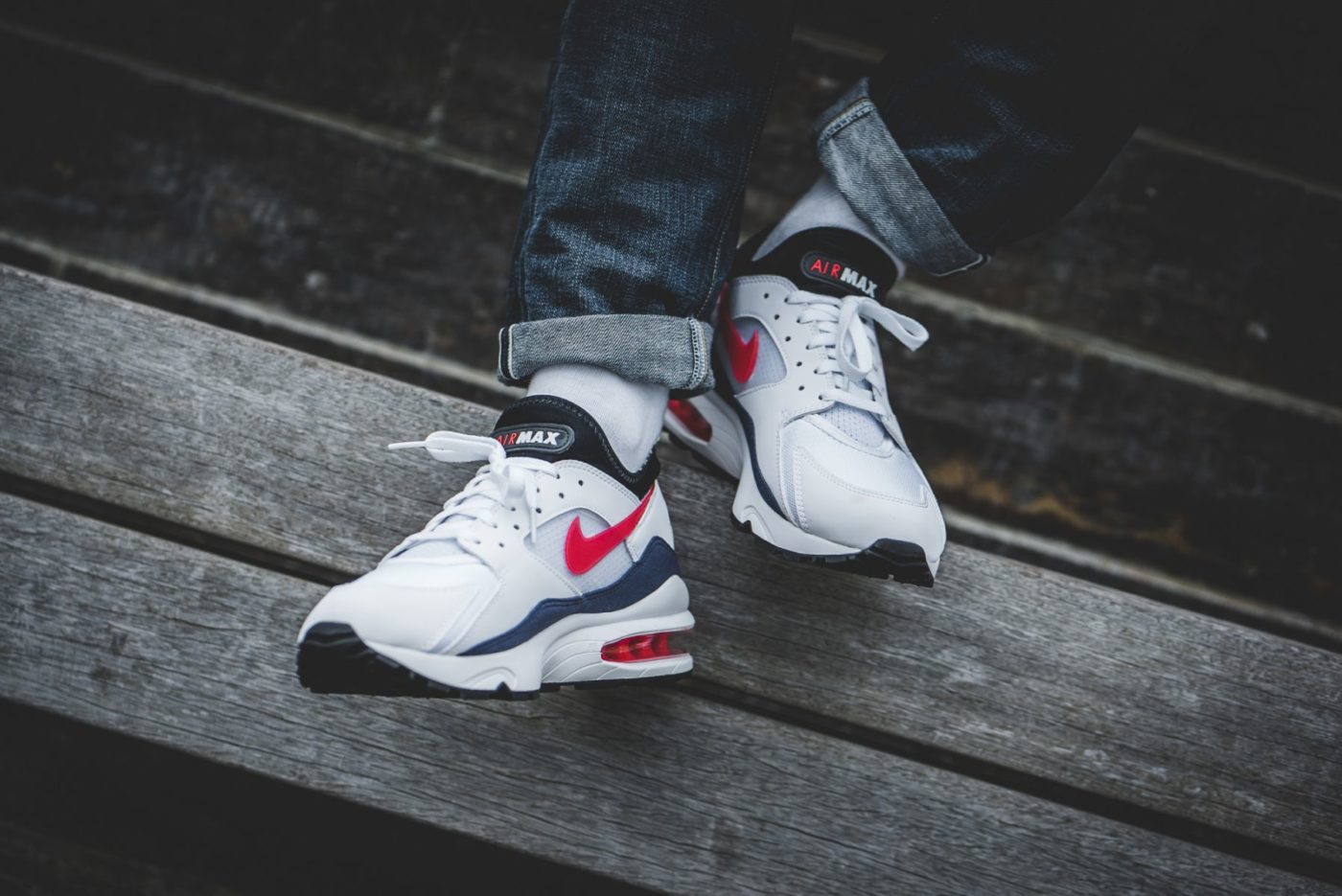 Nike Air Max 93 Red Blue 306551 102 Grailify